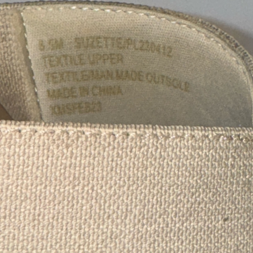 TOMMY BAHAMA Suzette Natural Espadrilles Crisscross Strap Wedge Sandals Sz 8.5M - Picture 7 of 9